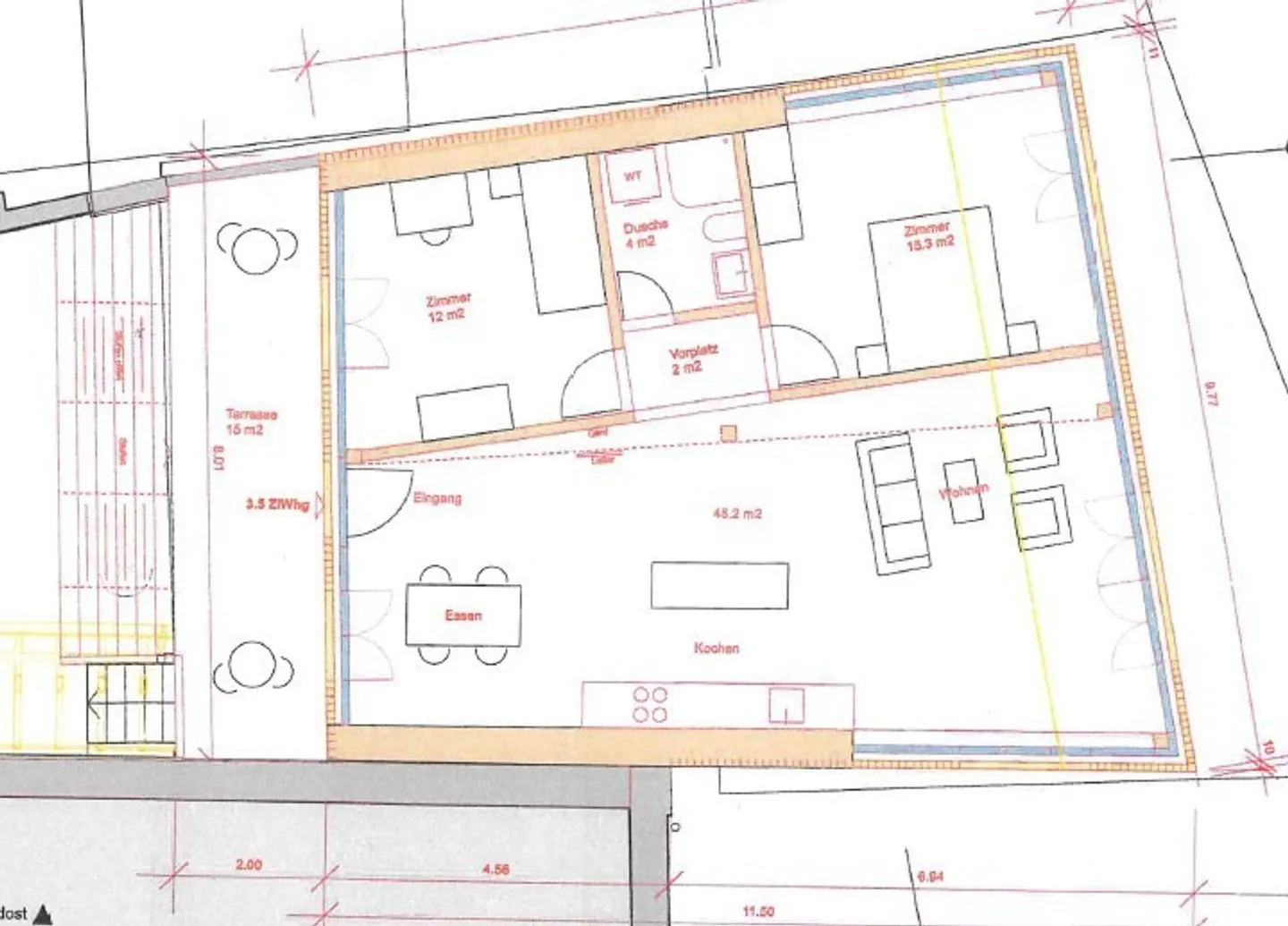 Magnifique appartement de 3,5 pièces avec galerie dans la vieille ville de Klingnau ! - Photo 13 sur 13