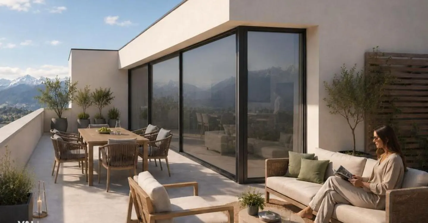 Magnifique attique avec terrasses - Photo 1 sur 6