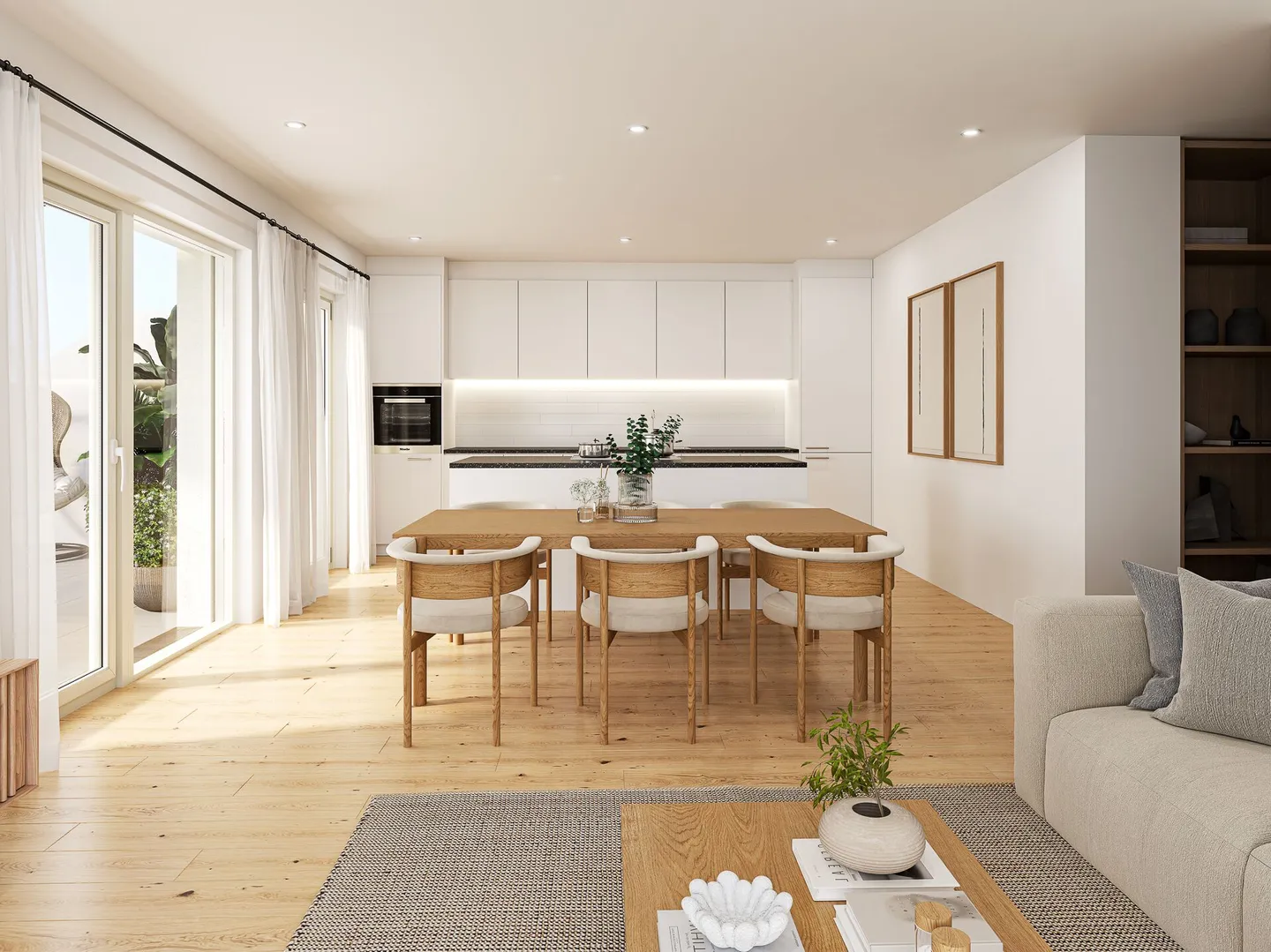 PARC RÉSIDENTIEL SUD; Appartement de 4,5 pièces n° 23 avec vue - Photo 3 sur 7