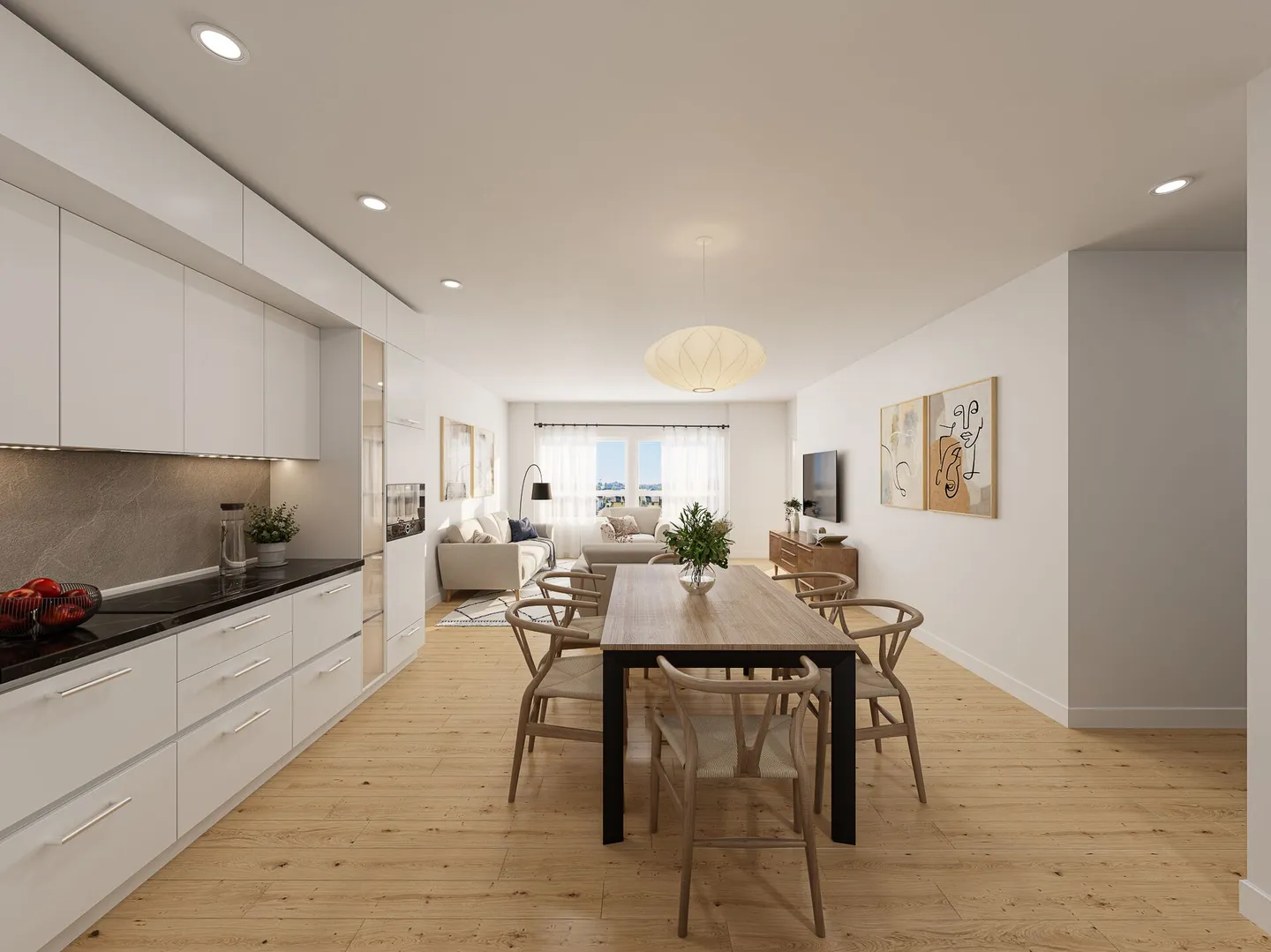 PARC RÉSIDENTIEL SUD; Appartement de 4,5 pièces n° 23 avec vue - Photo 4 sur 7