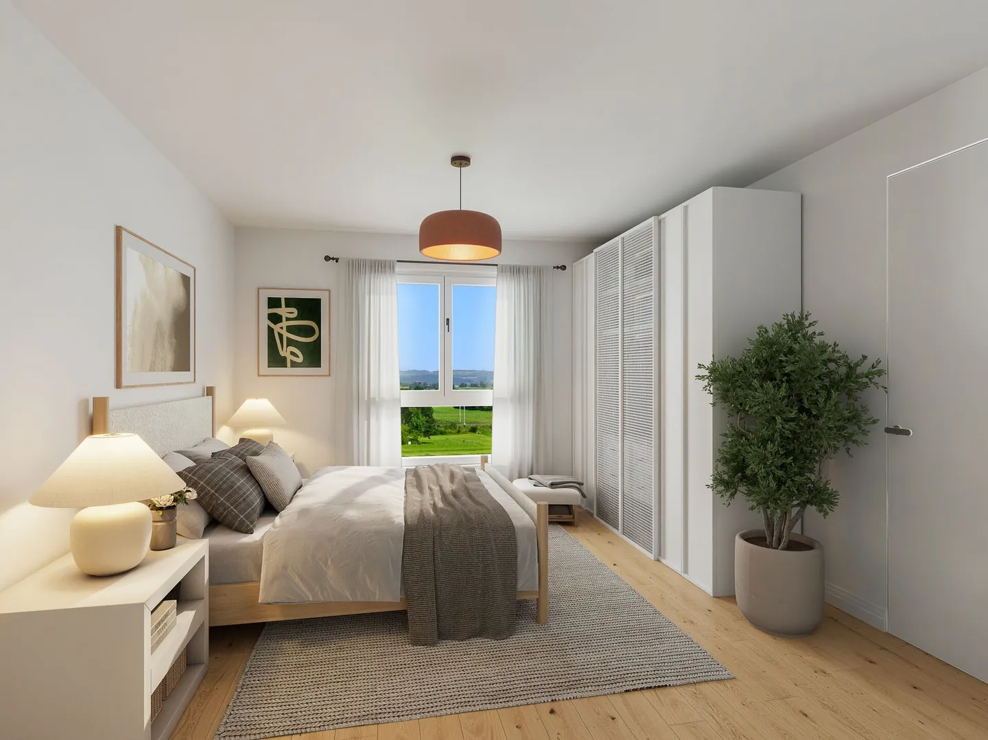 PARC RÉSIDENTIEL SUD; Appartement de 4,5 pièces n° 23 avec vue - Photo 5 sur 7