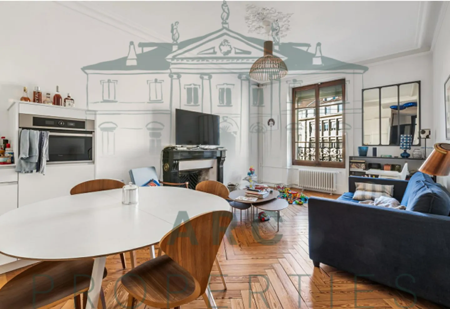 RARE IN PÂQUIS - PLACE DE LA NAVIGATION - 4 ROOMS RENOVATED FURNISHED - Photo 1 of 6
