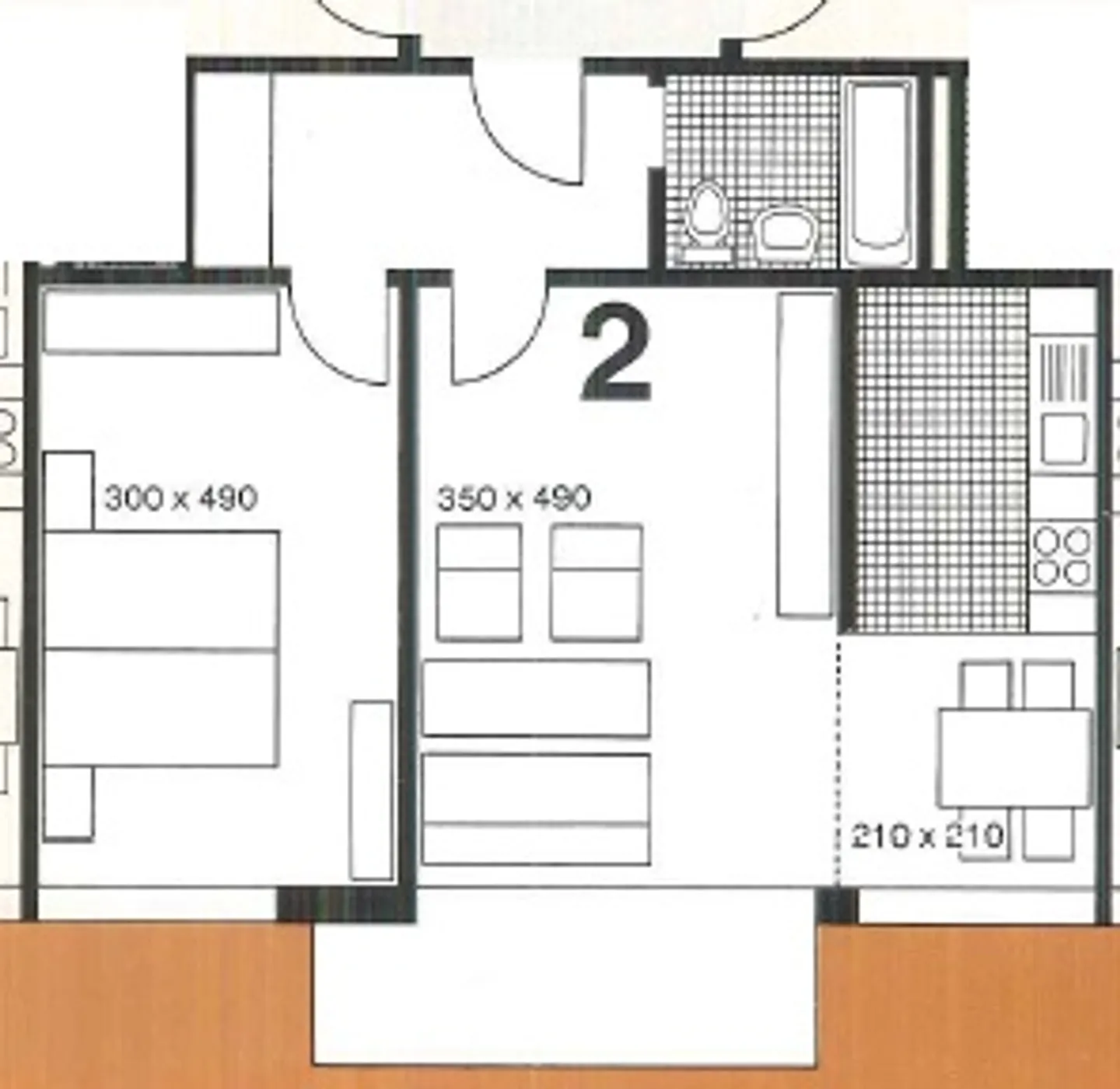 Appartement à louer - Photo 6 sur 6