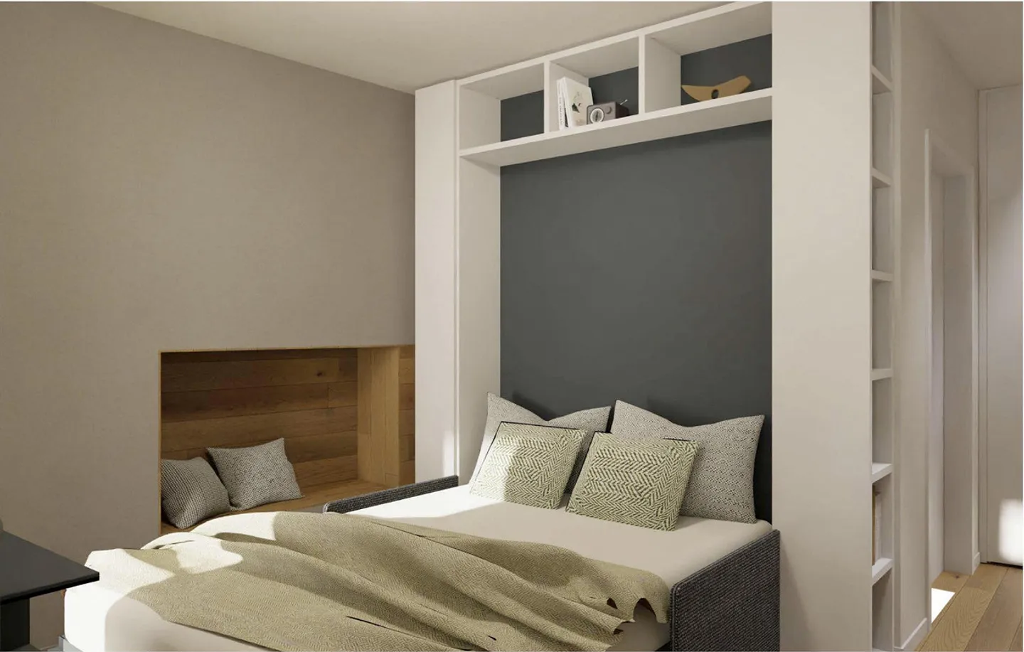 ELEGANTE 2.5-ZIMMER-WOHNUNG IM ZENTRUM VON MENDRISIO - Foto 7 von 10