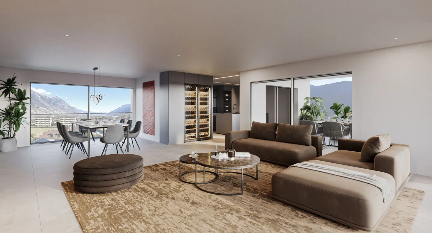 Wunderschöne 4,5-Zimmer-Penthouse-Wohnung - Foto 1 von 8