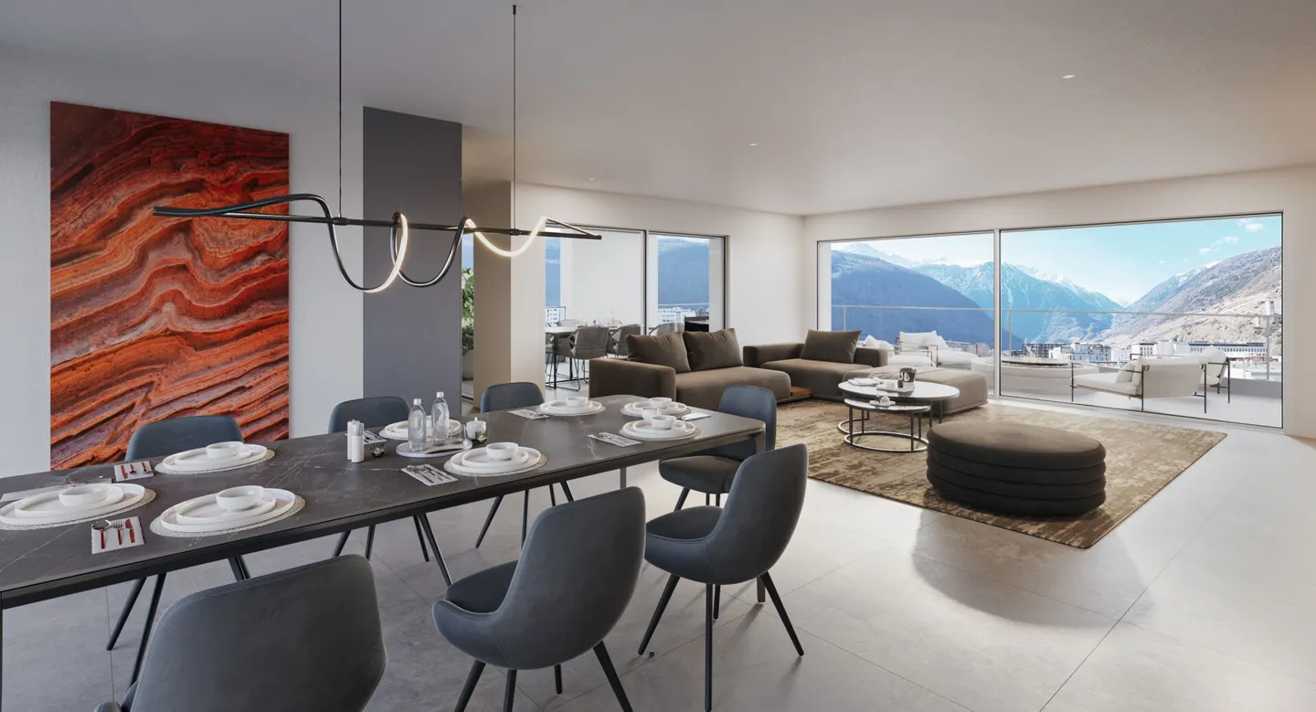Wunderschöne 4,5-Zimmer-Penthouse-Wohnung - Foto 3 von 8