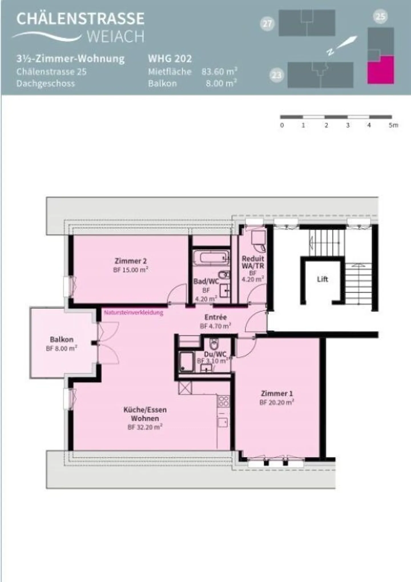 Modern penthouse apartment with new building character - Photo 9 of 9