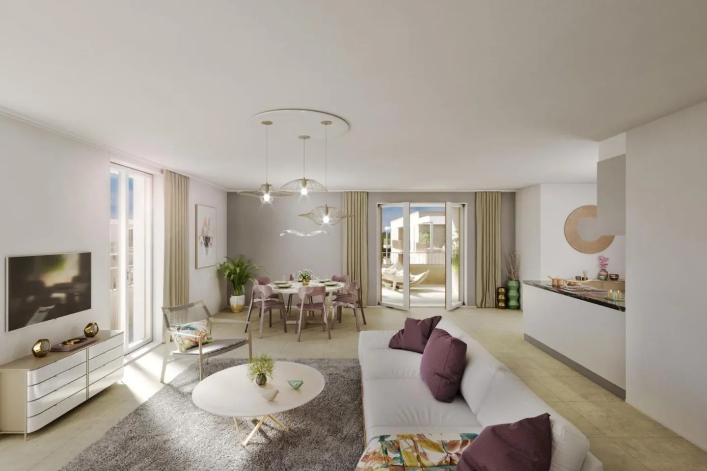 4,5-Zimmer-Wohnung in Marly - Foto 4 von 6