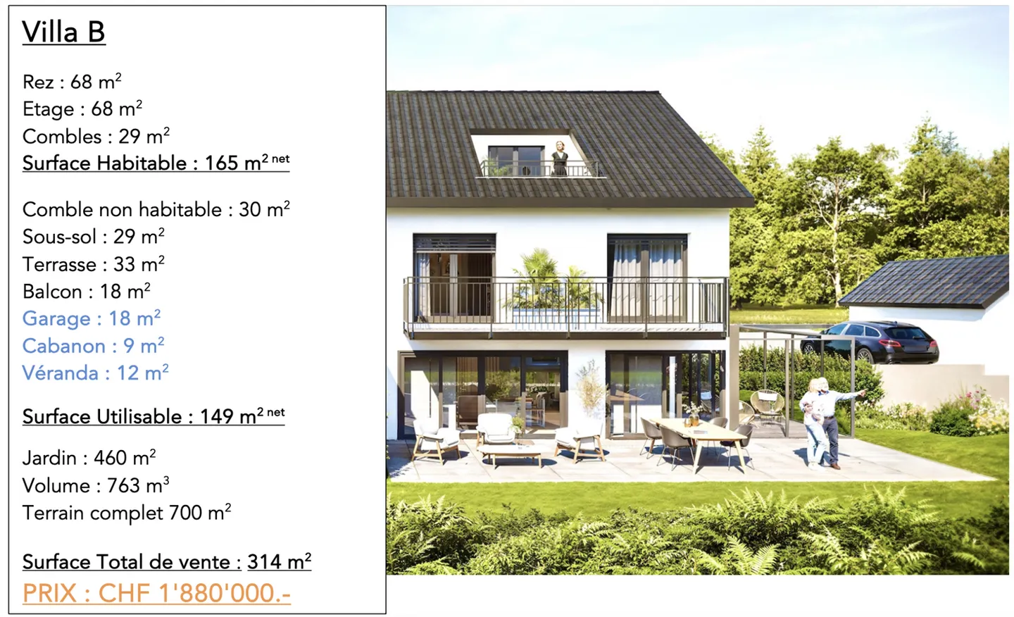 Villa con 5,5 stanze, veranda, capanno da giardino e garage (Lot B) - Foto 11 di 18