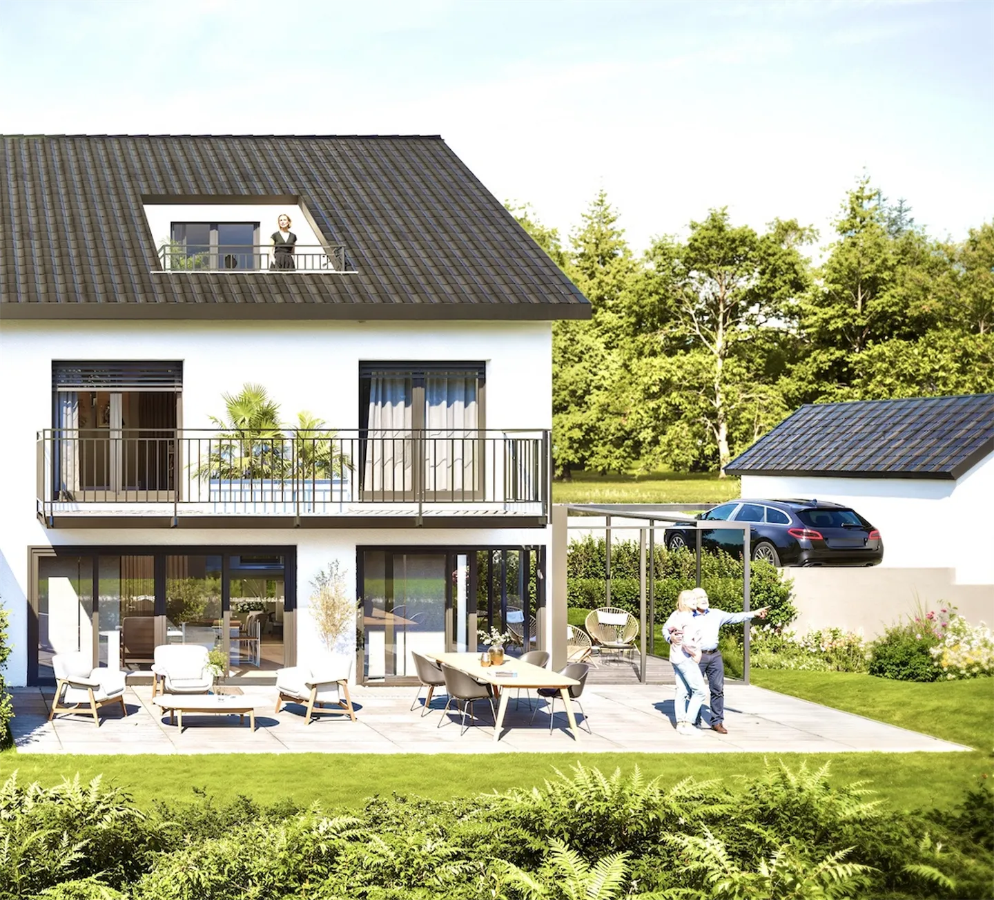 Villa con 5,5 stanze, veranda, capanno da giardino e garage (Lot B) - Foto 13 di 18