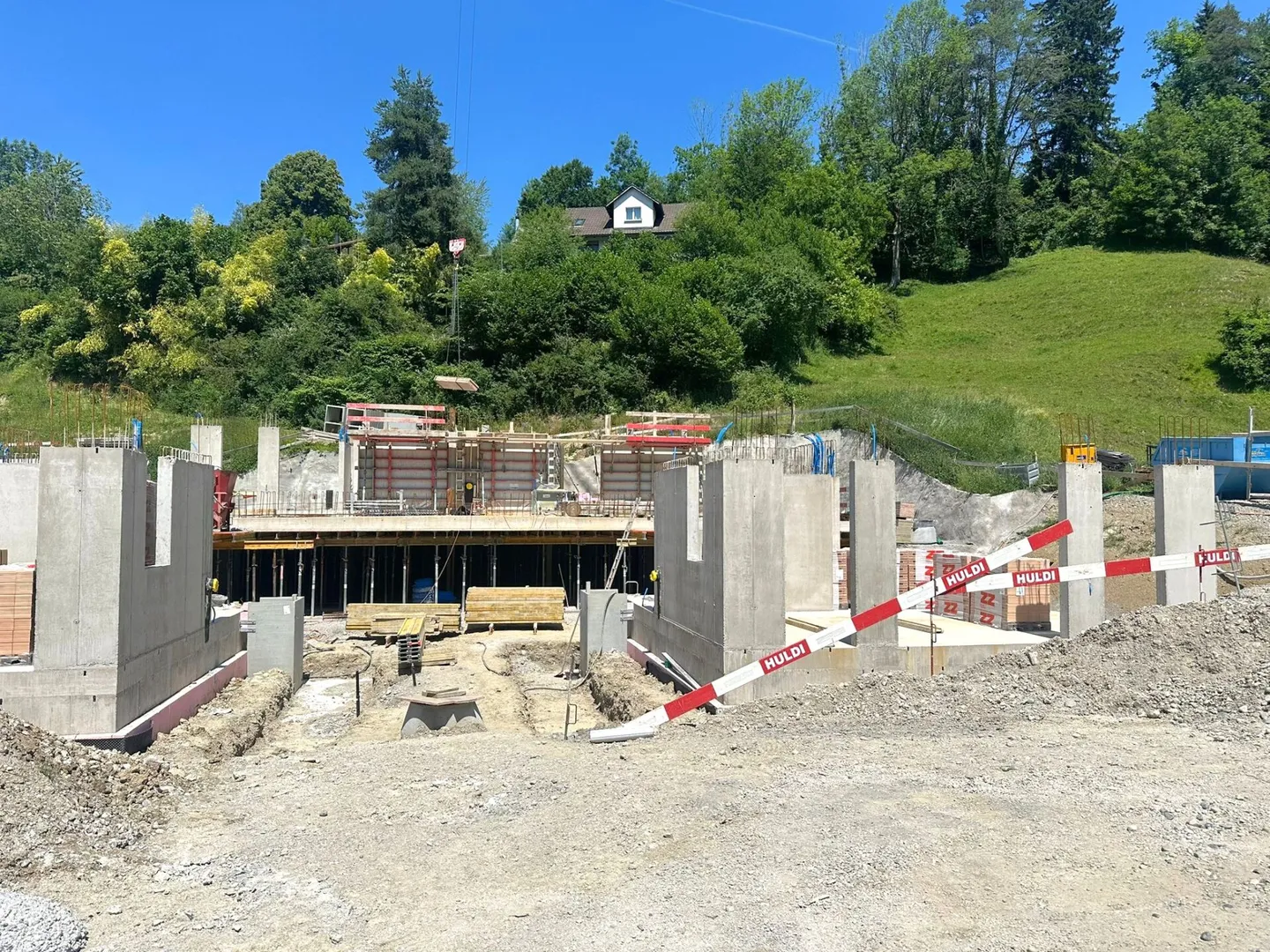 Début de la construction - Maisons individuelles modernes au Skiliftweg - Photo 2 sur 4