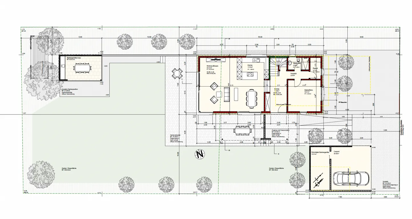 Terrain à bâtir de 1'005 m² avec maison individuelle de 6,5 pièces approuvée - Photo 3 sur 7