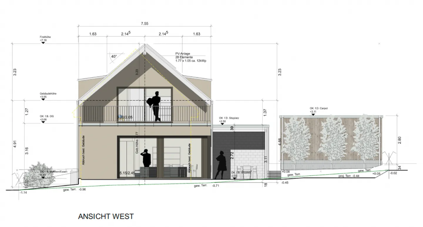 Terrain à bâtir de 1'005 m² avec maison individuelle de 6,5 pièces approuvée - Photo 4 sur 7