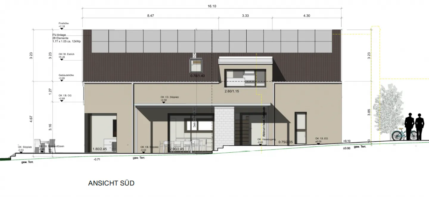 Terrain à bâtir de 1'005 m² avec maison individuelle de 6,5 pièces approuvée - Photo 6 sur 7