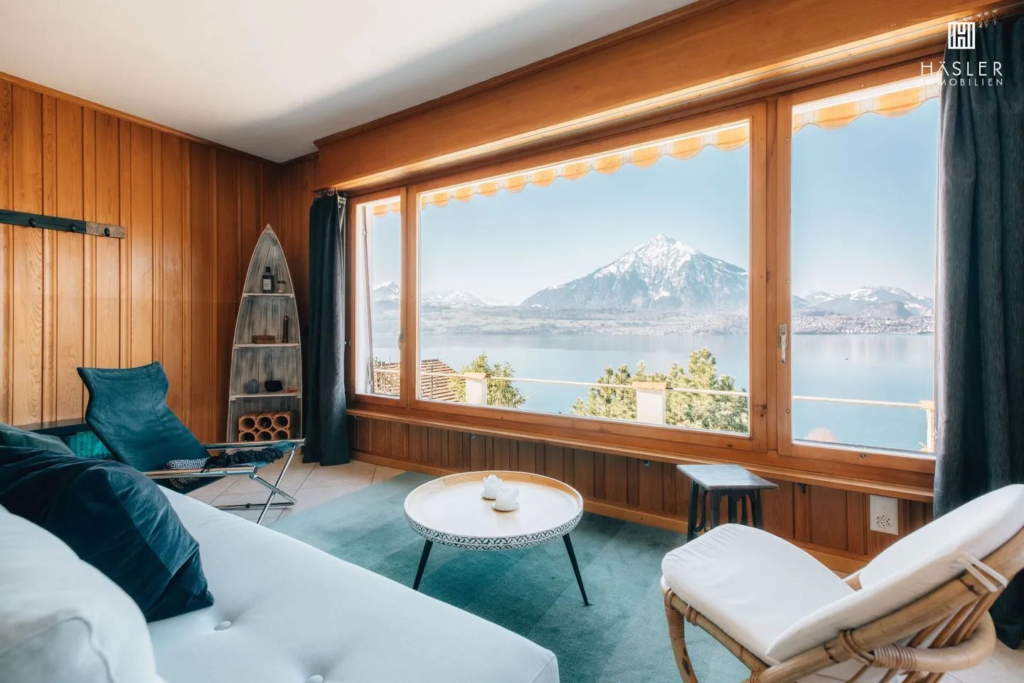 Résidence de vacances 3½ pièces au bord du lac de Thoune - Photo 1 sur 12