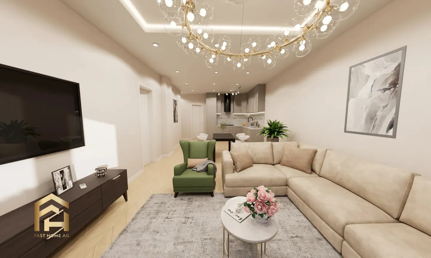 Modern WG Room in 4.5-Room Apartment in Naters - Photo 2 of 12