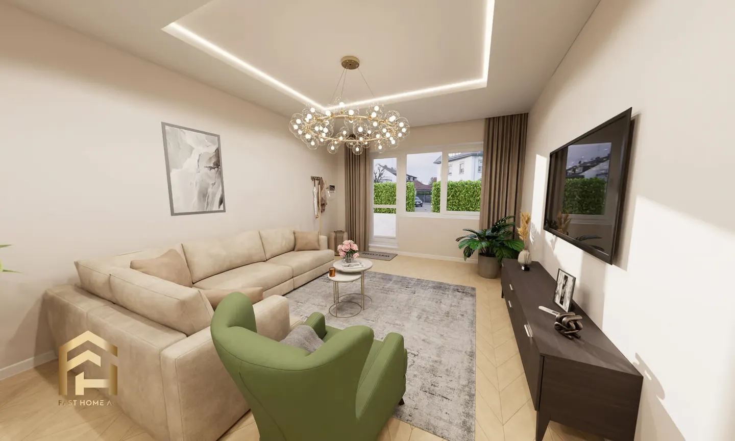 Modern WG Room in 4.5-Room Apartment in Naters - Photo 3 of 12