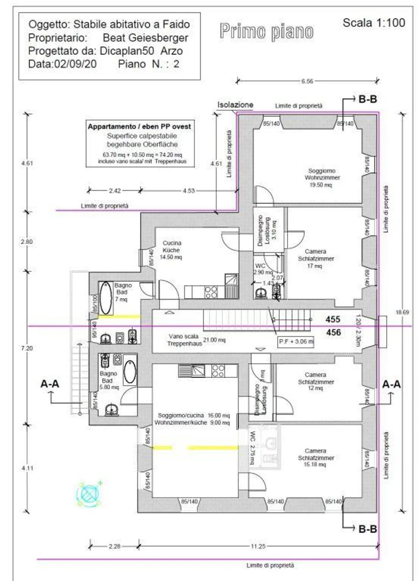 «Casa plurifamiliare di 7 appartamenti da risturutturare con licenza edilizia» - Foto 37 di 47