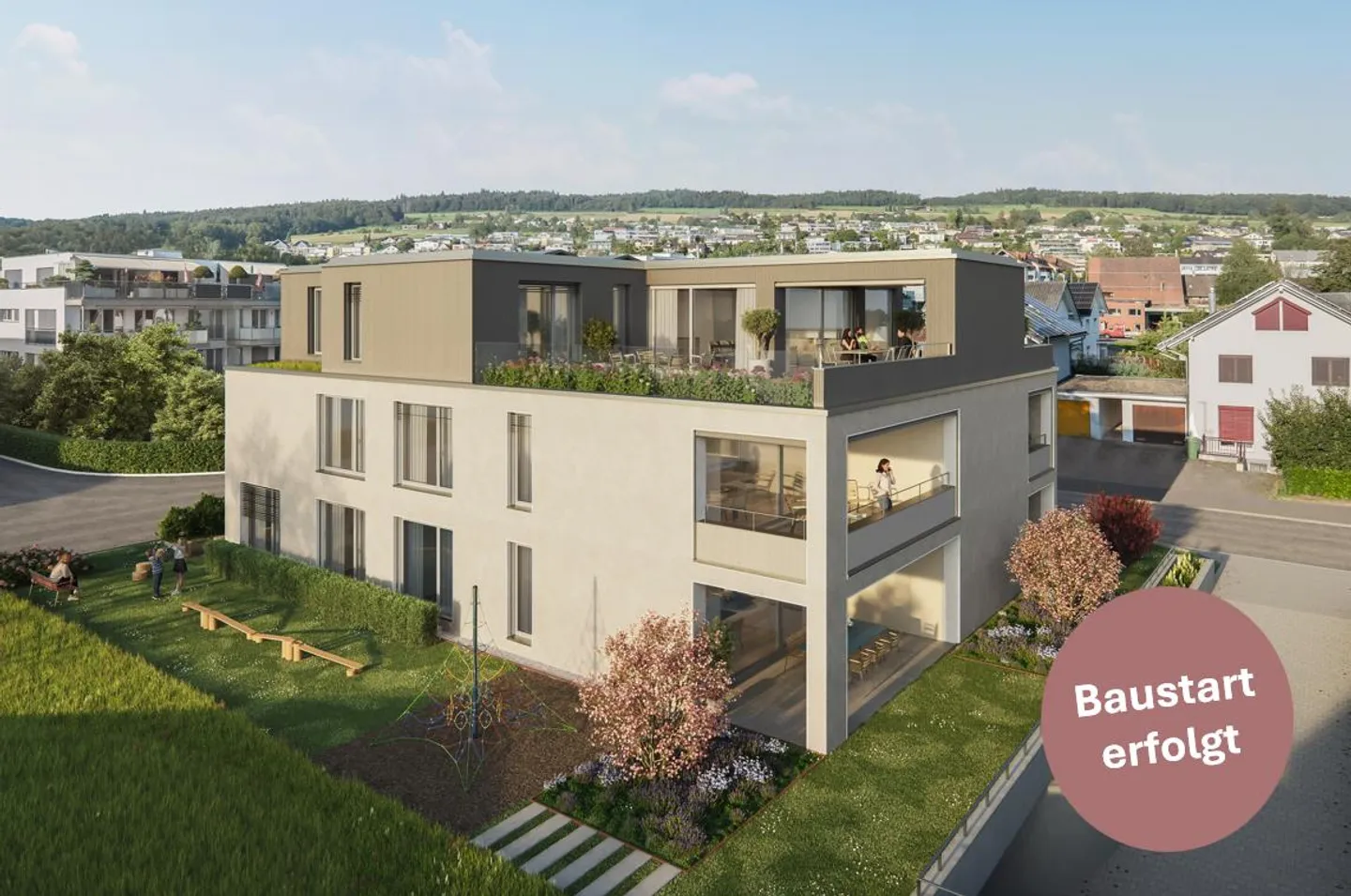 Welcome to the new construction project Camino in Niederrohrdorf - Photo 1 of 5