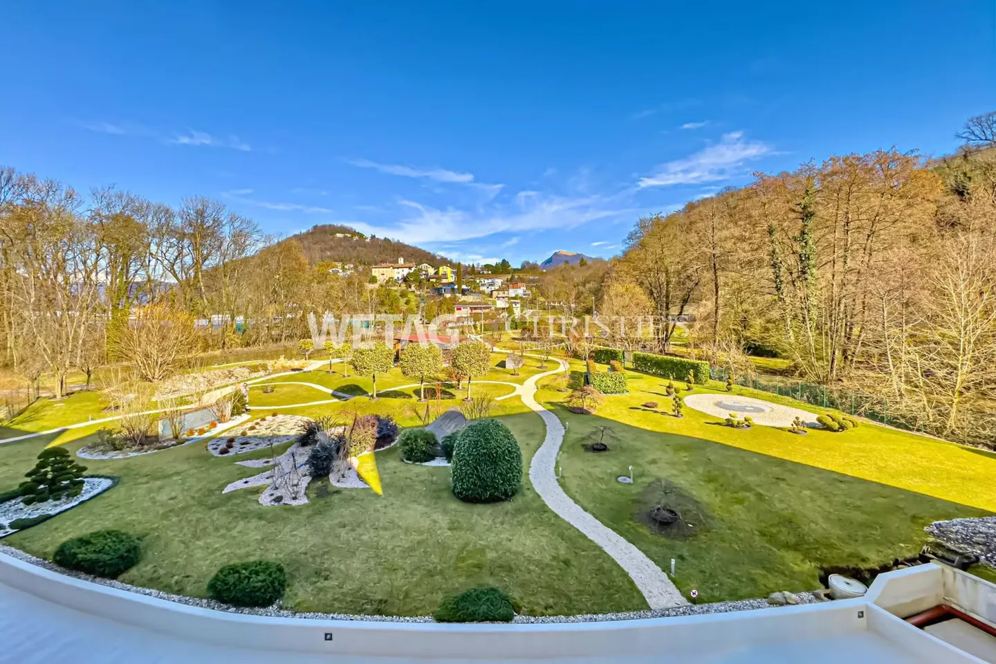 Lugano-Muzzano: Elegante appartamento 3.5 stanze arredato con accesso diretto al Lago di Lugano in affitto - Foto 10 di 11