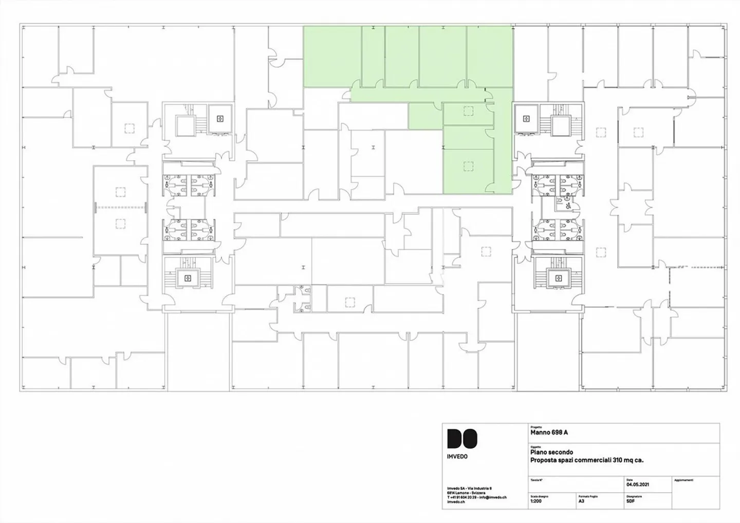 Büros in Manno - 310 m² - Foto 2 von 2