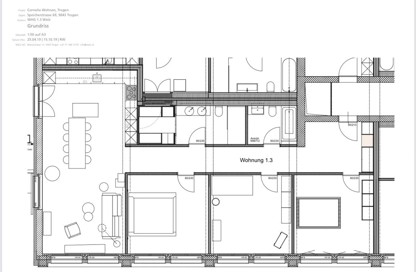 4.5-room loft apartment (130 m²) in Trogen AR - Photo 10 of 10