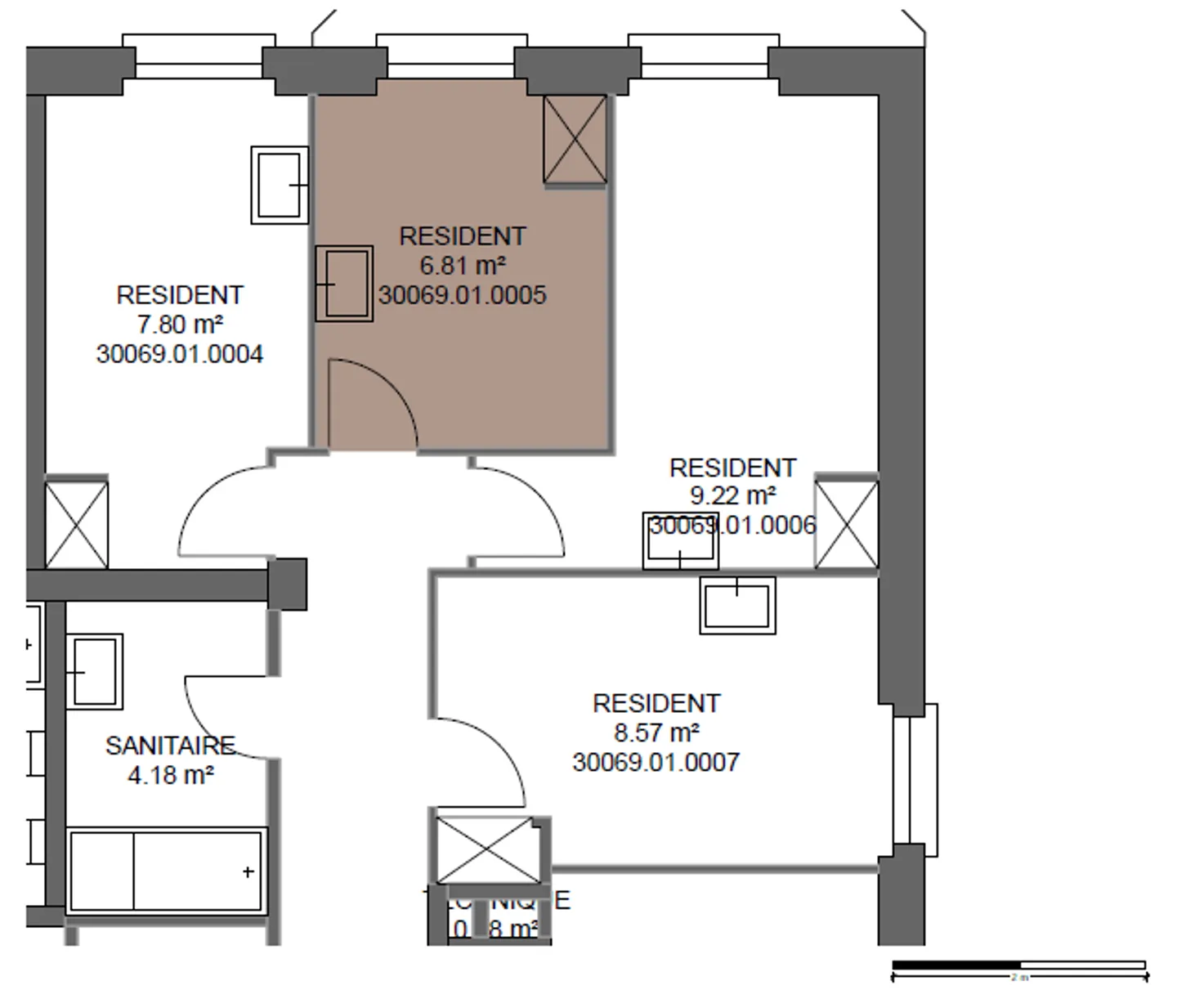 1-room apartment - Photo 2 of 2