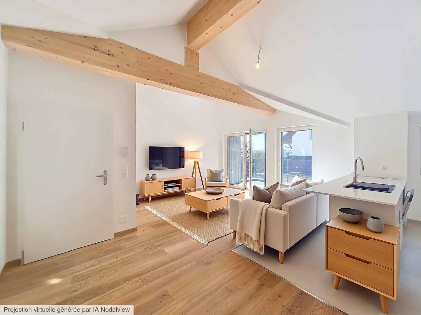 Attique d'exception avec vue - Photo 2 sur 12