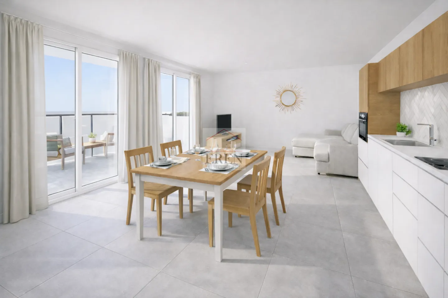 Appartement Contemporain avec Grand Balcon - Photo 1 sur 7