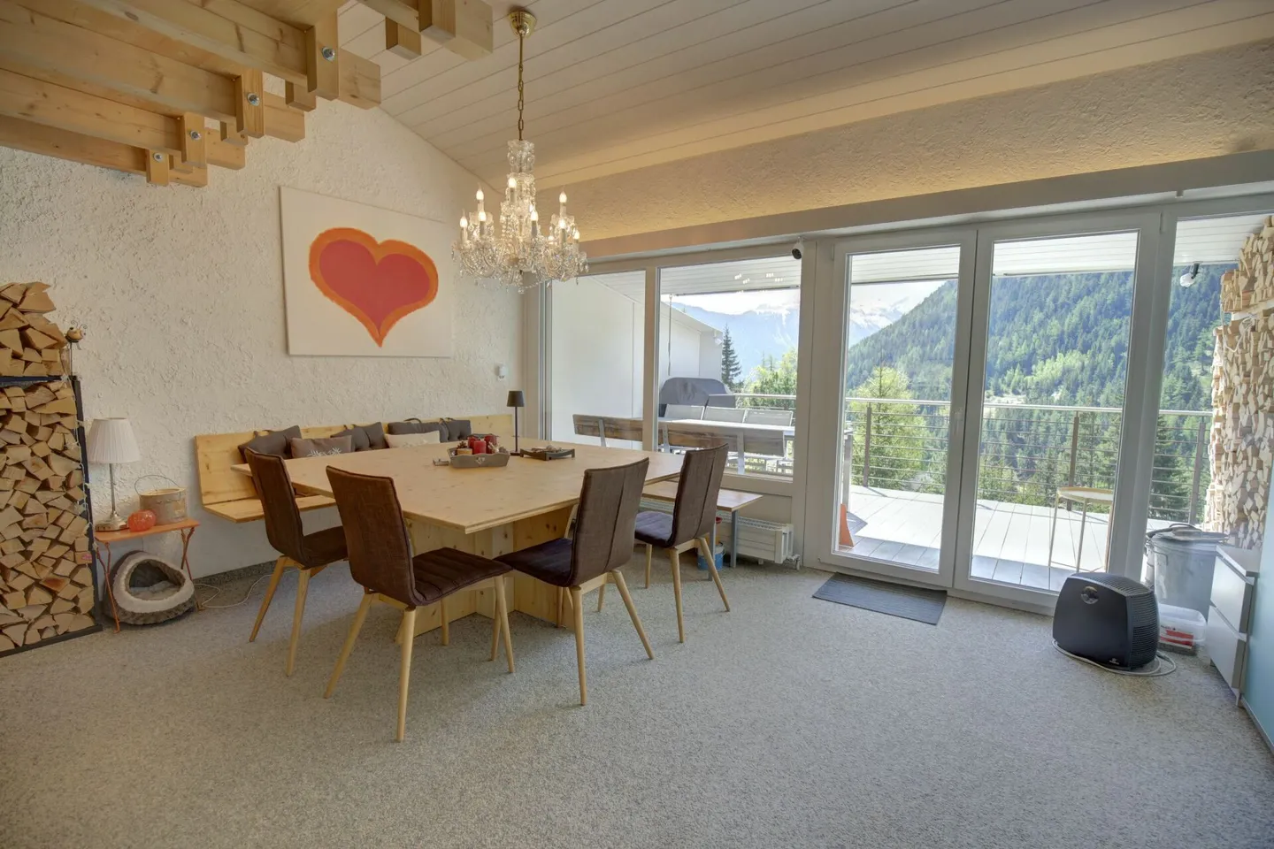 Schön renoviertes Doppelhaus-Chalet in Champex-Lac! - Foto 1 von 47