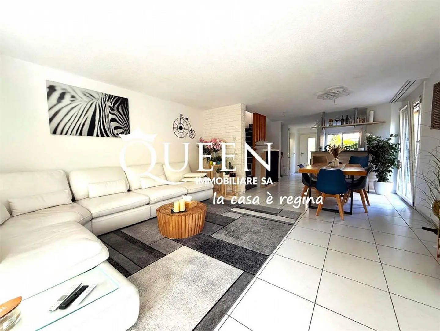 Caslano: semi-detached villa, 5.5 rooms, 133 sqm, garden, beach - Photo 4 of 13