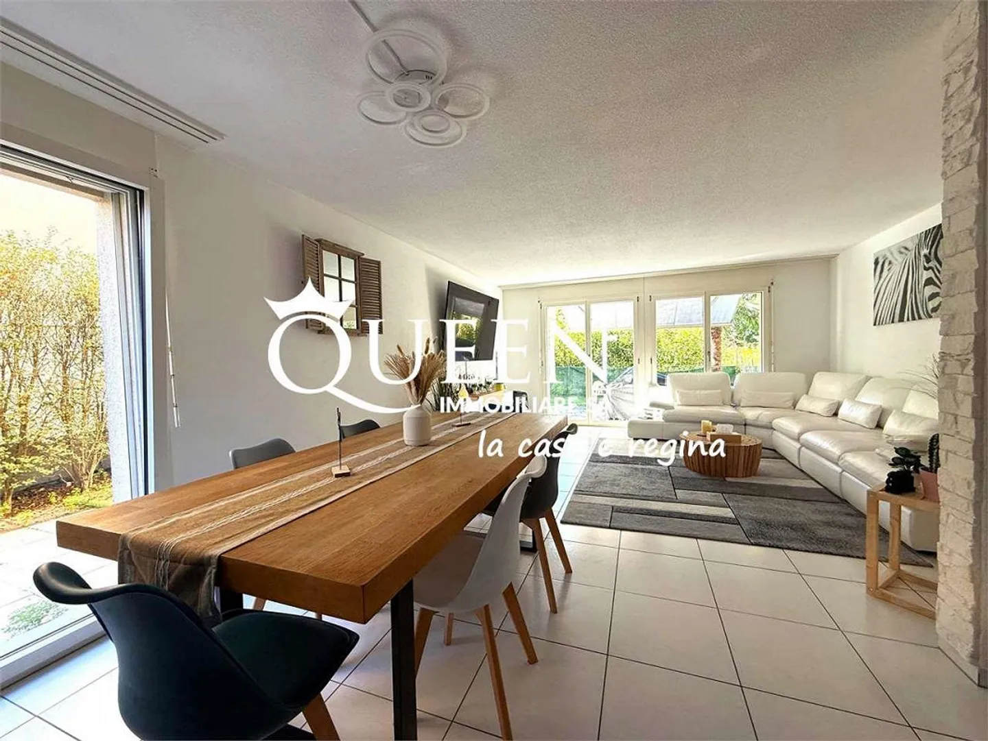 Caslano: semi-detached villa, 5.5 rooms, 133 sqm, garden, beach - Photo 3 of 13