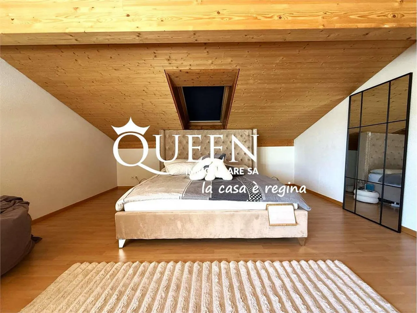 Caslano: semi-detached villa, 5.5 rooms, 133 sqm, garden, beach - Photo 8 of 13