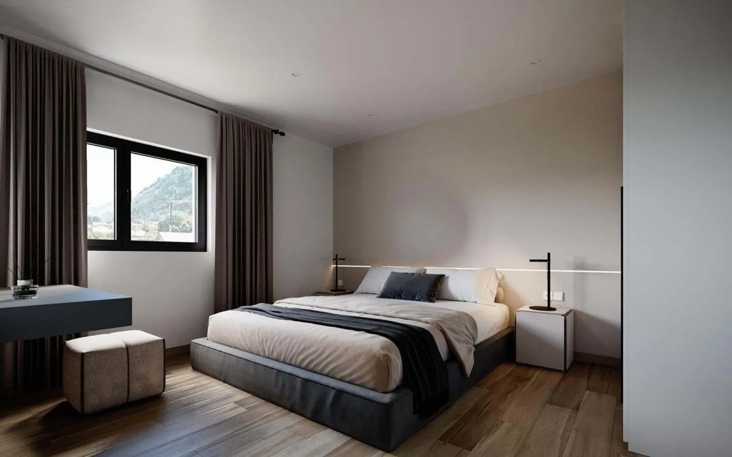 For rent - New Minergie apartment 2.5 rooms with large balcony and indoor parking in Aproz (Residence The Cube) - Photo 2 of 9