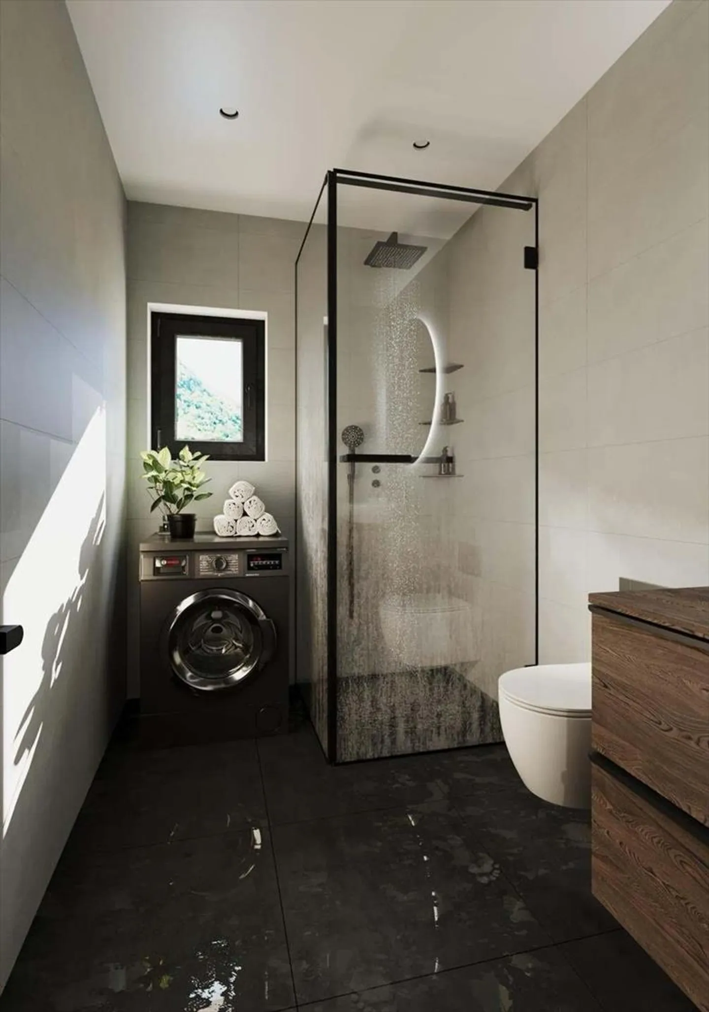 For rent - New Minergie apartment 2.5 rooms with large balcony and indoor parking in Aproz (Residence The Cube) - Photo 6 of 9