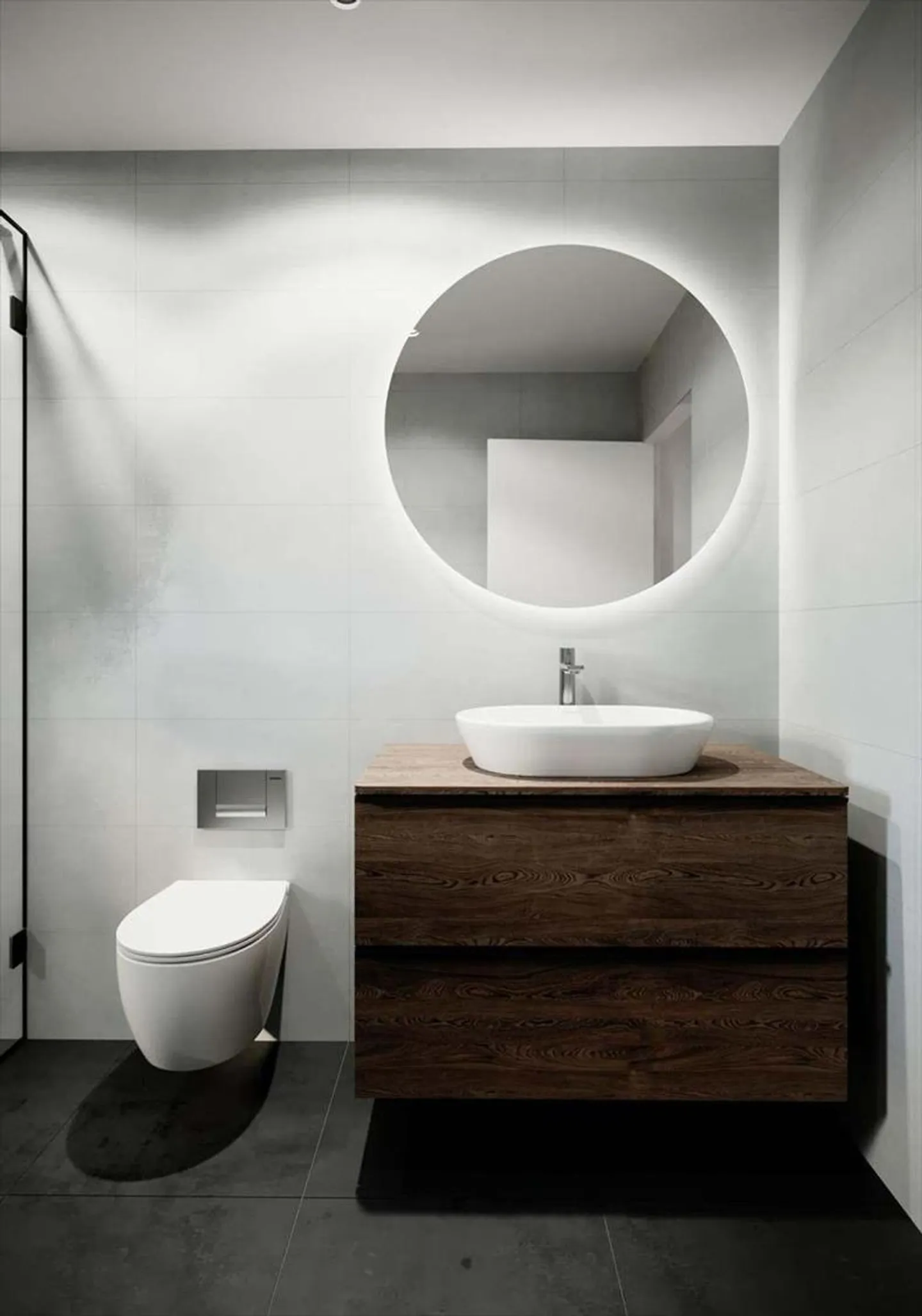 For rent - New Minergie apartment 2.5 rooms with large balcony and indoor parking in Aproz (Residence The Cube) - Photo 7 of 9