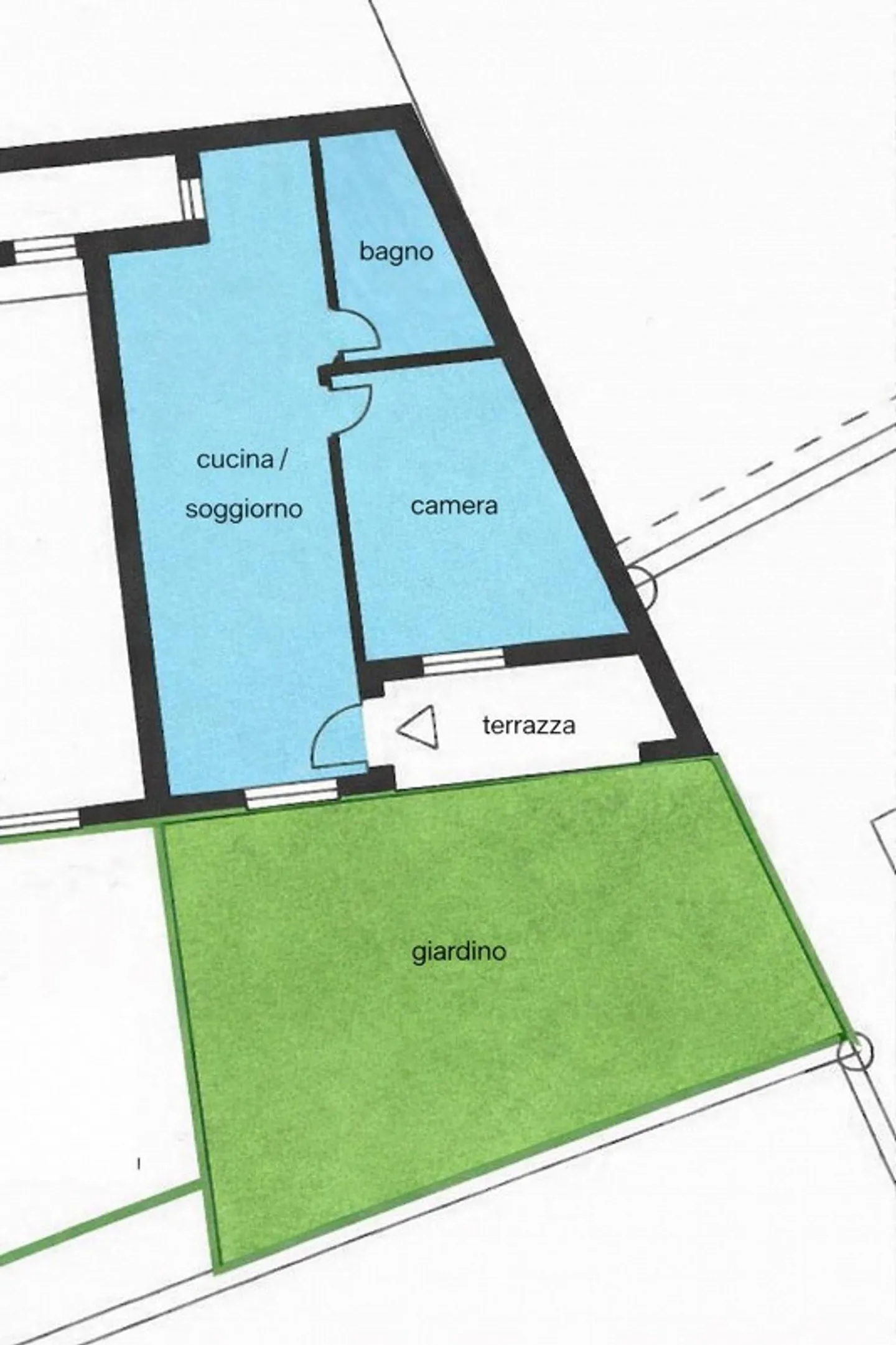 Moderno appartamento di 2,5 stanze con piscina e giardino privato a Barbengo - Foto 10 di 10