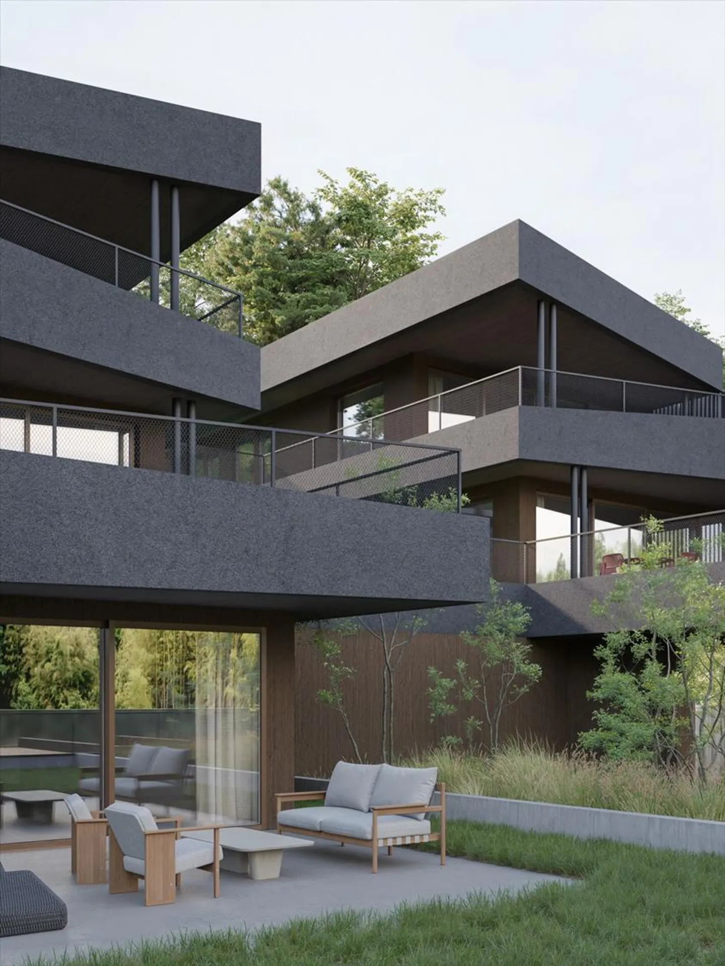 Savièse 16 nuovi appartamenti e una villa in stile moderno con vista panoramica, nel cuore di una residenza ecologica di alto livello - Foto 5 di 13