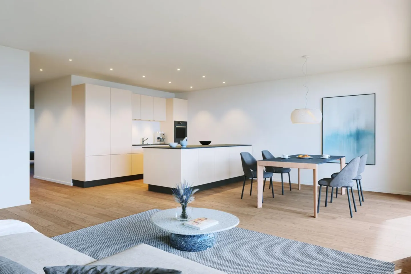 Neubauprojekt "Sonnenwiese" - 3.5 Zimmer Geschosswohnung im EG (Wohnung Nr. 2) - Foto 1 von 3