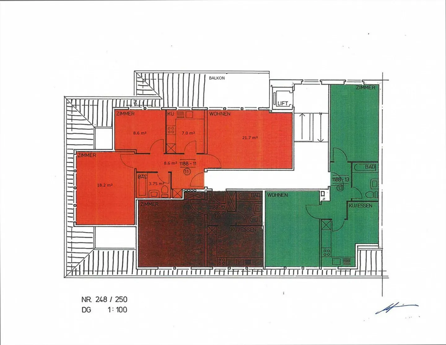 Charming 3-room penthouse in Basel with a view of Bruderholz - Photo 14 of 14