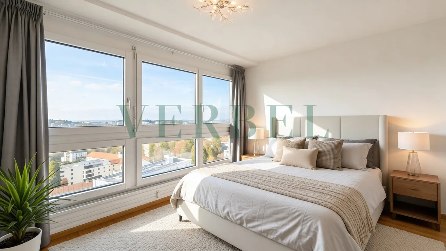 Appartamento di 4.5 locali con vista panoramica su Friburgo - Foto 4 di 8