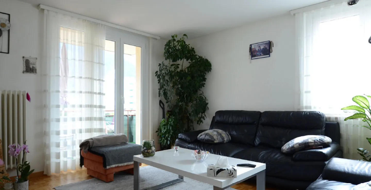 4.5-room apartment on the 1st floor, 2 balconies and individual garage - Photo 3 of 9