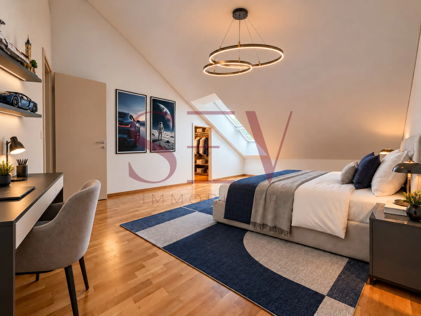 Superbo duplex contemporaneo 3,5 p. di 110 m² a 10 min da Morges - Foto 4 di 5