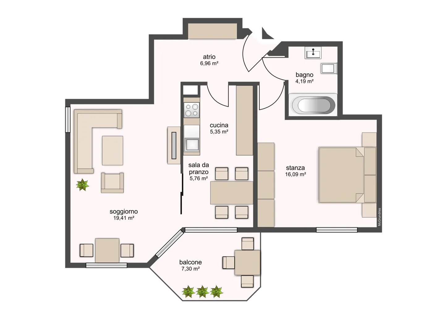 2100, Via Pizzo di Claro 19a, apartment 142 - Photo 1 of 4