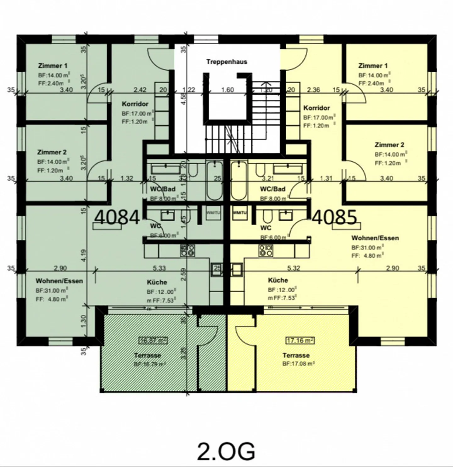 Nouvelle construction rencontre l'idylle rurale – Appartement de 3,5 pièces avec historique... - Photo 4 sur 10