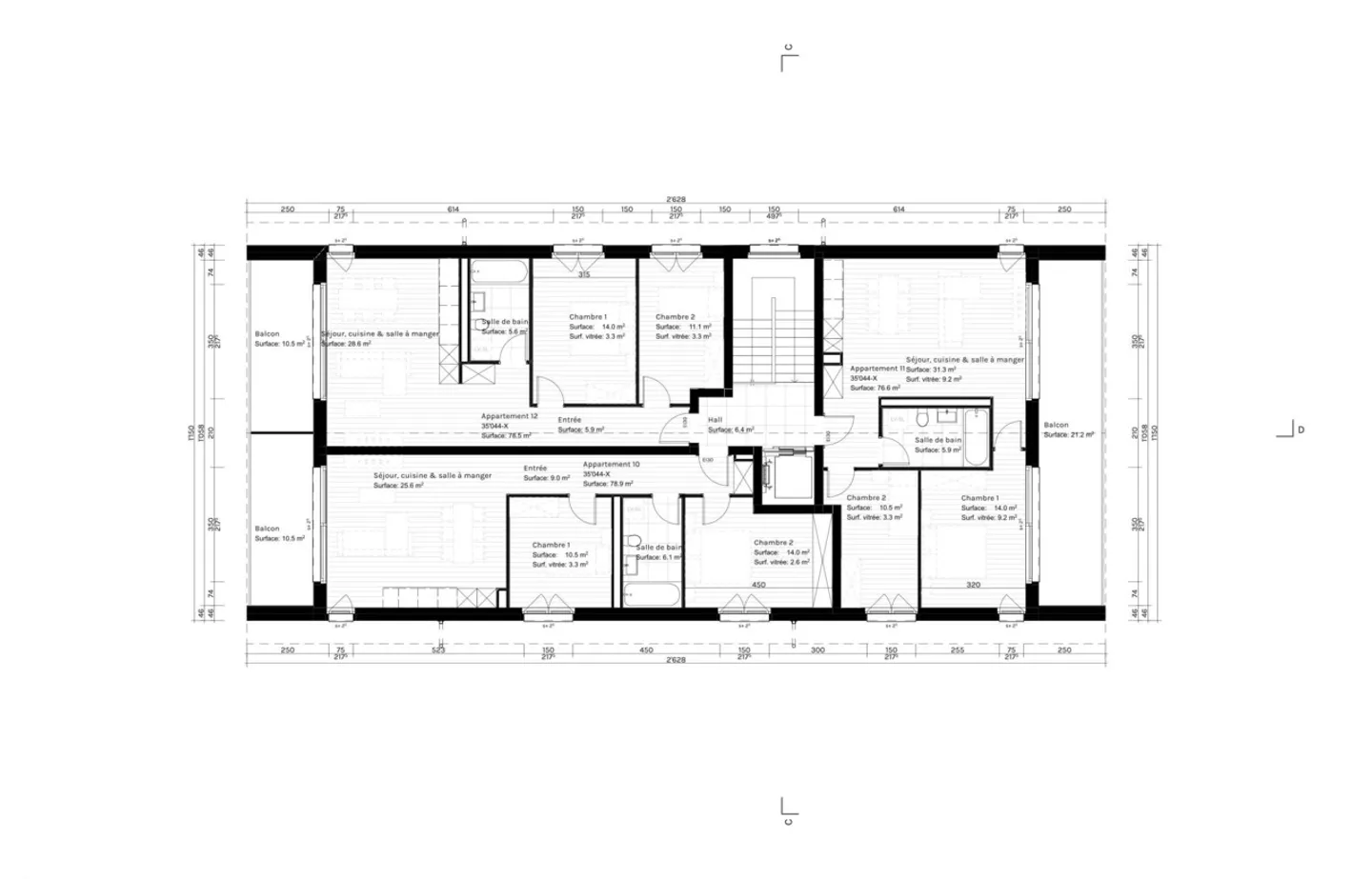 Wohngebäude mit 12 Wohnungen - Foto 8 von 16