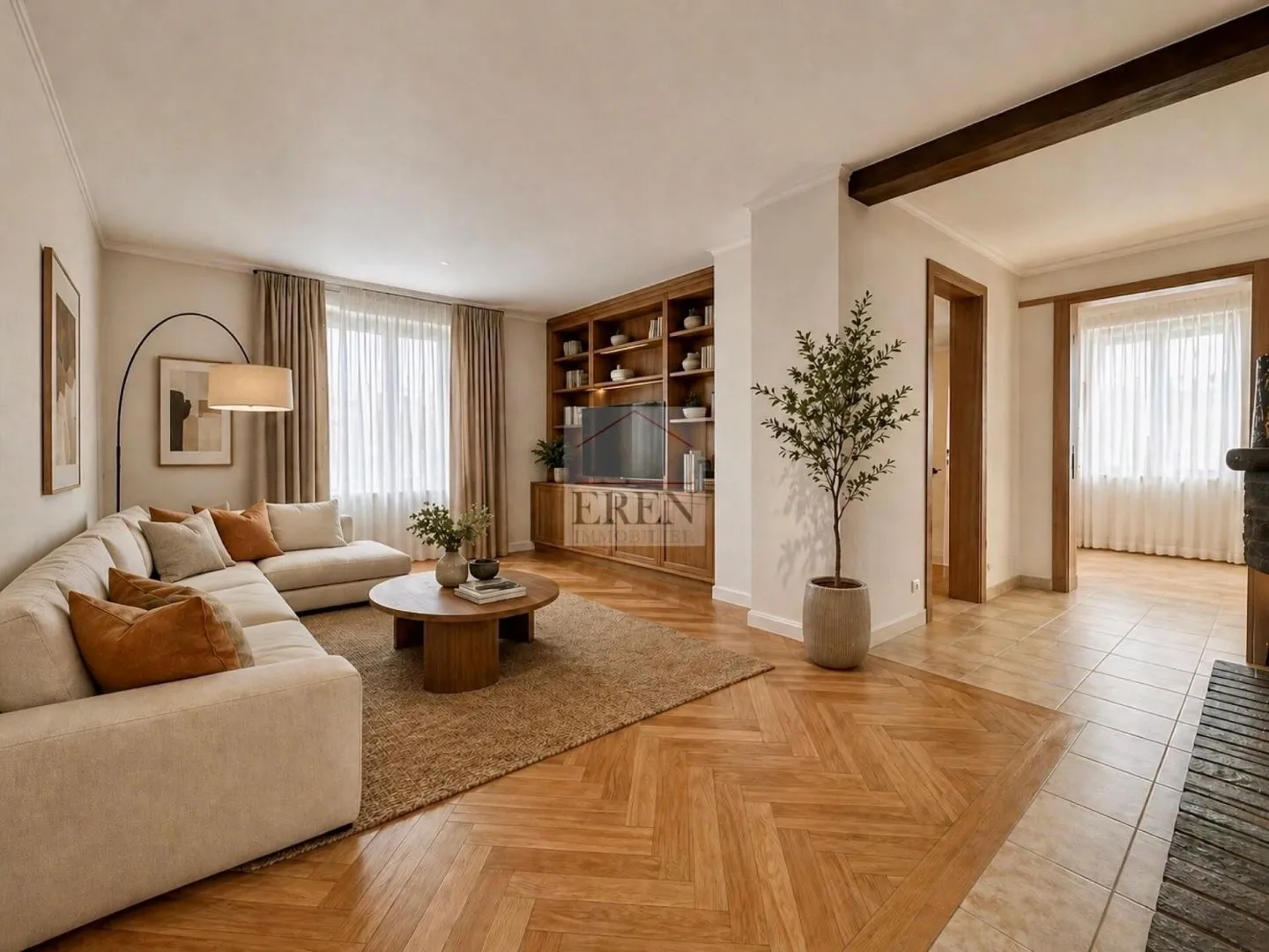 Detached house with 4.5 rooms of 160 m2 with terrace-lawn + basement - Photo 6 of 13