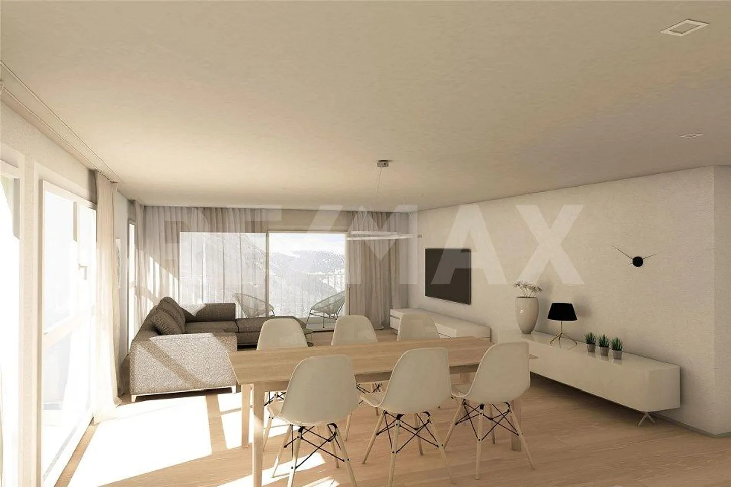 Appartement en attique de 5,5 pièces à Brig-Glis - Photo 3 sur 4