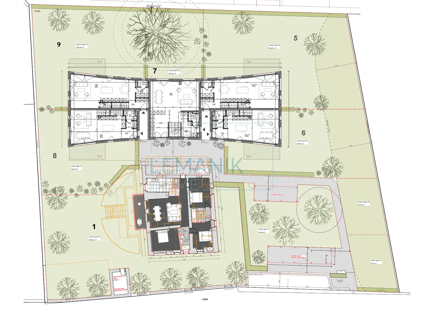 Ultimi lotti disponibili: DUPLEX con giardino a Troinex Promozione CLOS DES HAIE - Foto 3 di 5