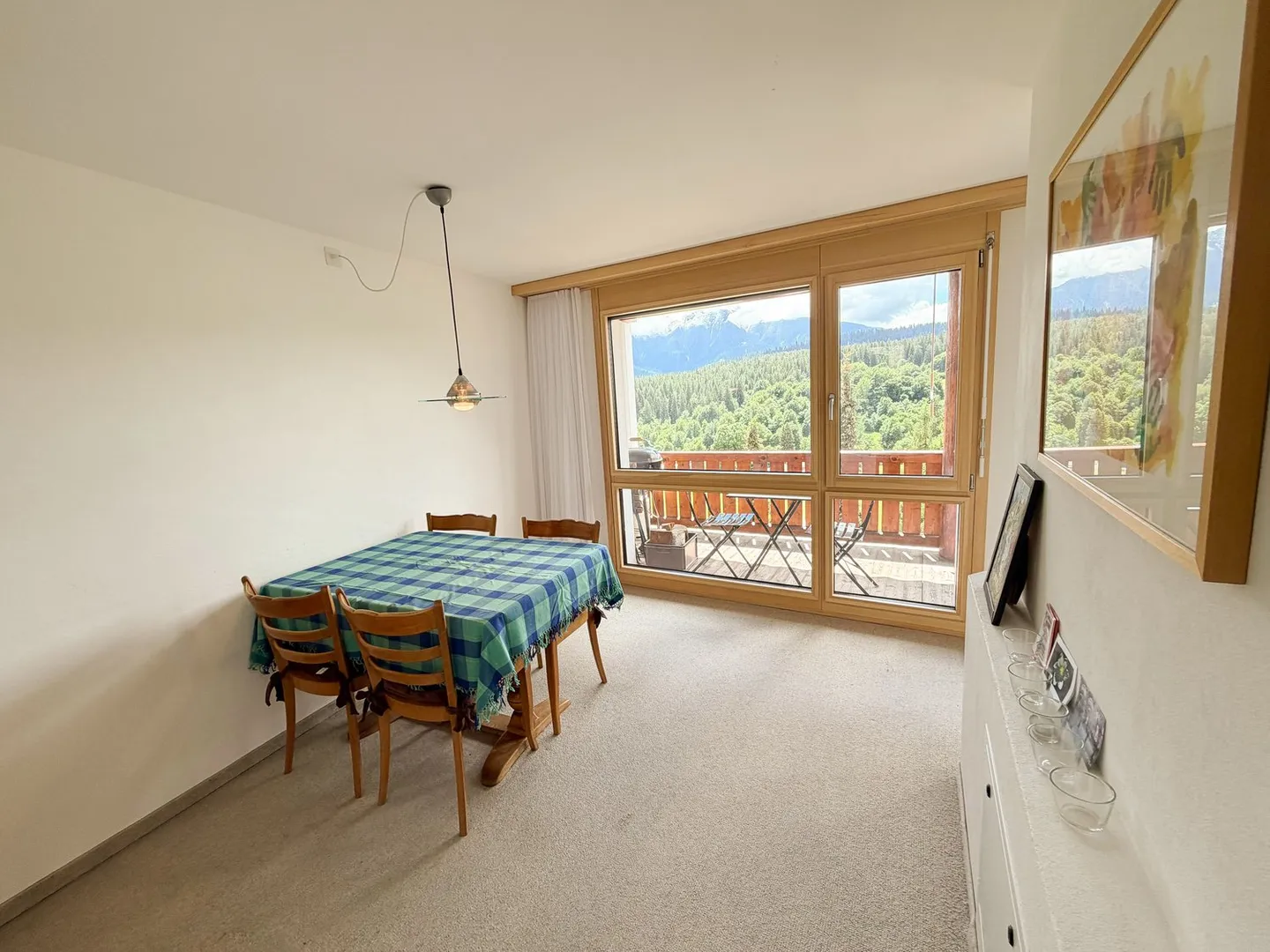 Charmante 3.5-Zimmer-Maisonette-Wohnung mit Panoramablick in Flims Dorf - Photo 21 sur 22